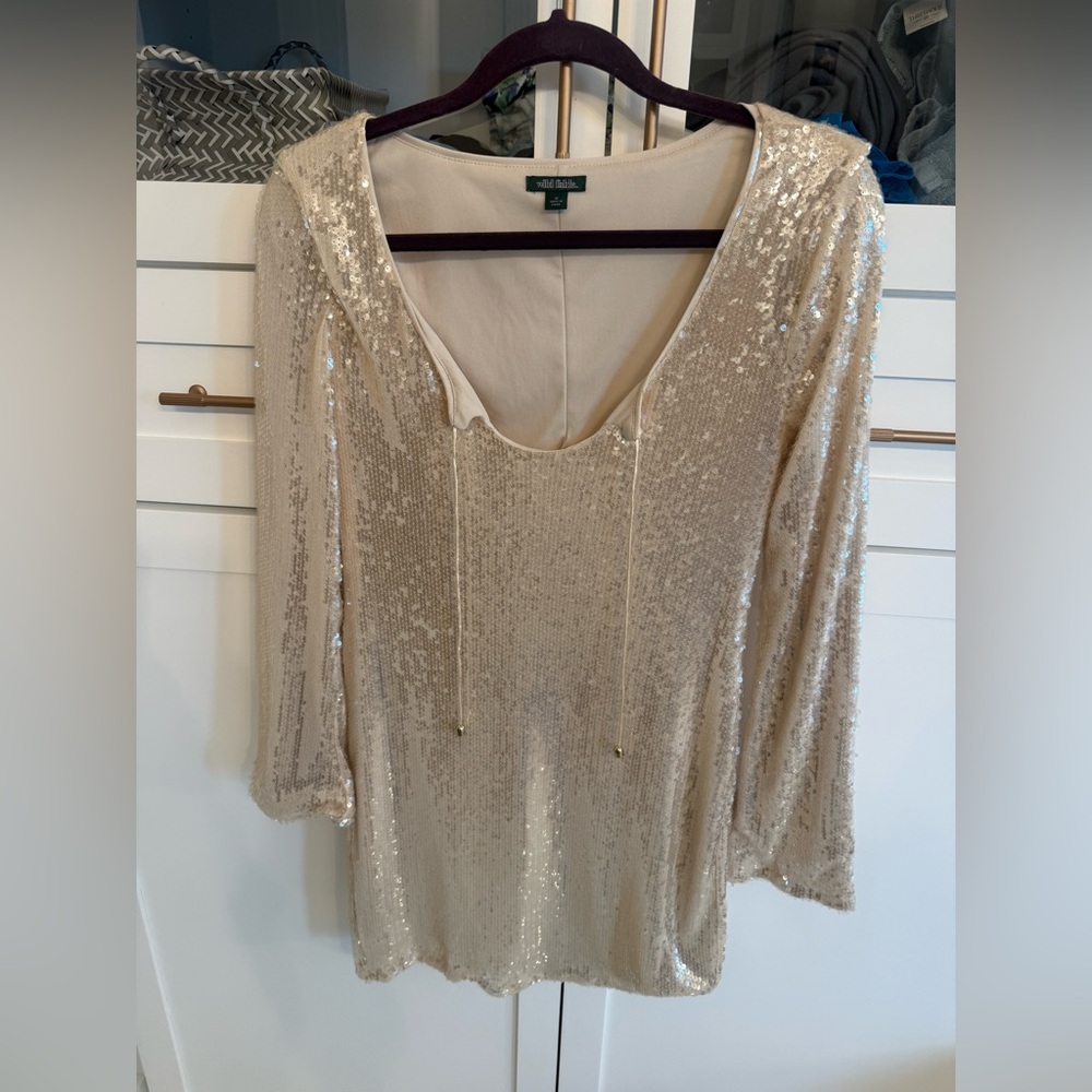 CUTE Wild Fable mini sequin dress with long bell sleeves